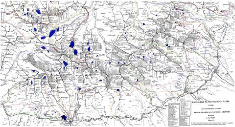 Hlaváčkova mapa Vysokých Tatier